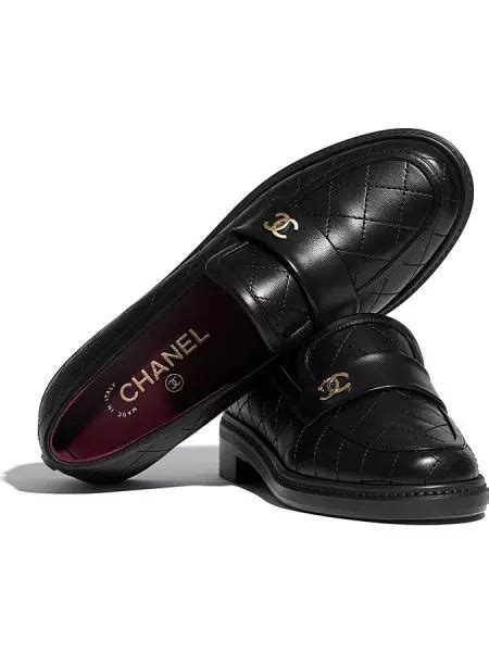 chanel black loafers 2022|chanel shoes loafers.